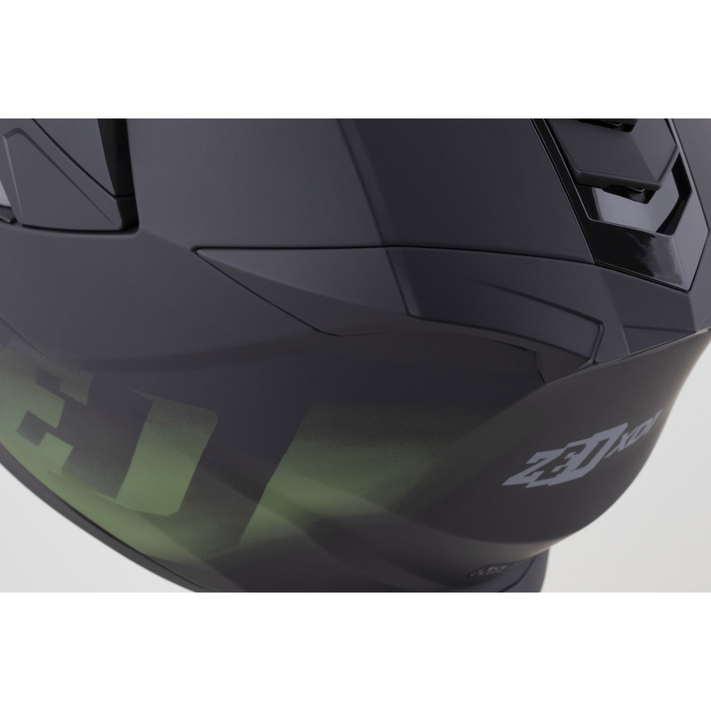 Κράνος μοτοσικλέτας Enduro ZED XD1 ματ μαύρο-σκούρο πράσινο