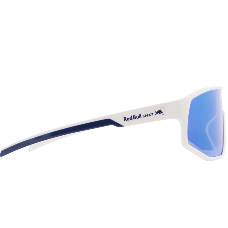 Γυαλιά ηλίου Red Bull Spect Dash λευκά με μπλε φακούς