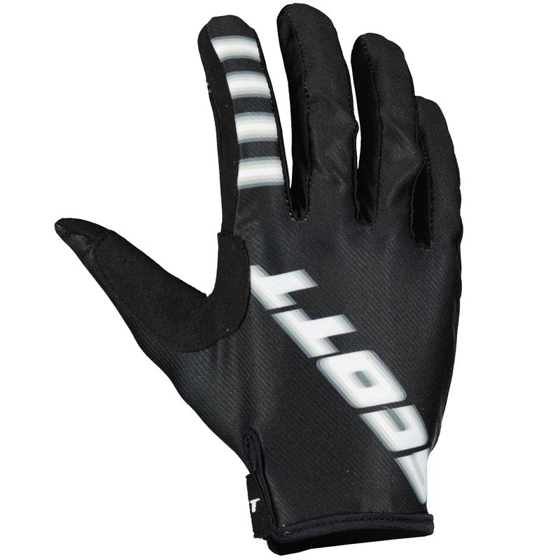 Γάντια motocross SCOTT 350 NOISE EVO μαύρα-λευκά