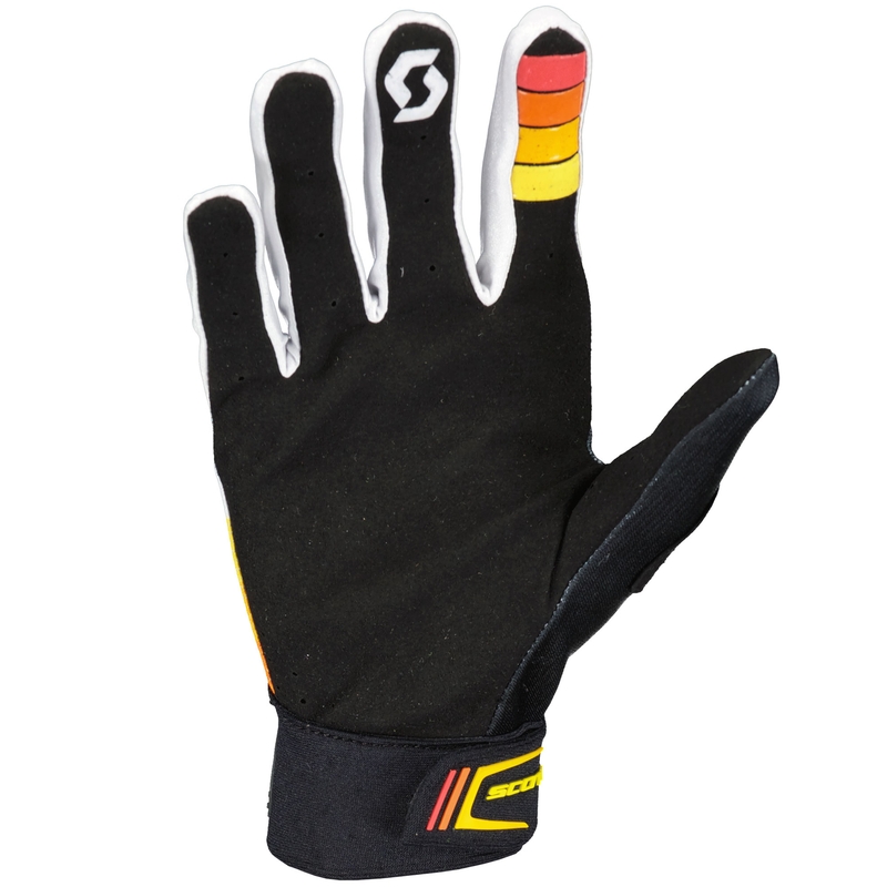 Γάντια motocross SCOTT 450 Prospect πορτοκαλί-κίτρινα