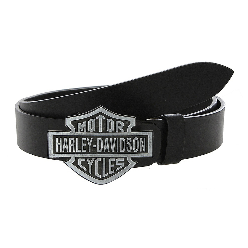 Δερμάτινη ζώνη moto με αγκράφα Harley-Davidson