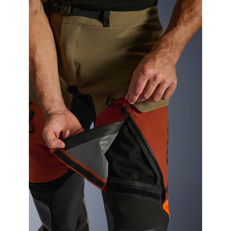 Παντελόνι μοτοσικλέτας Alpinestars Halo PRO Drystar XF ανοιχτό καφέ-σκούρο πορτοκαλί-μαύρο
