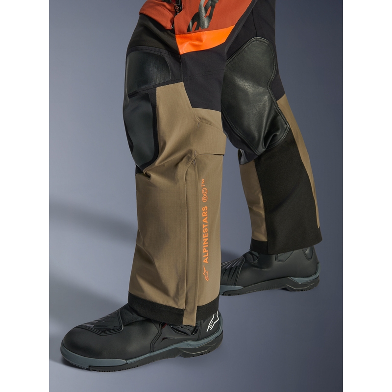 Παντελόνι μοτοσικλέτας Alpinestars Halo PRO Drystar XF ανοιχτό καφέ-σκούρο πορτοκαλί-μαύρο