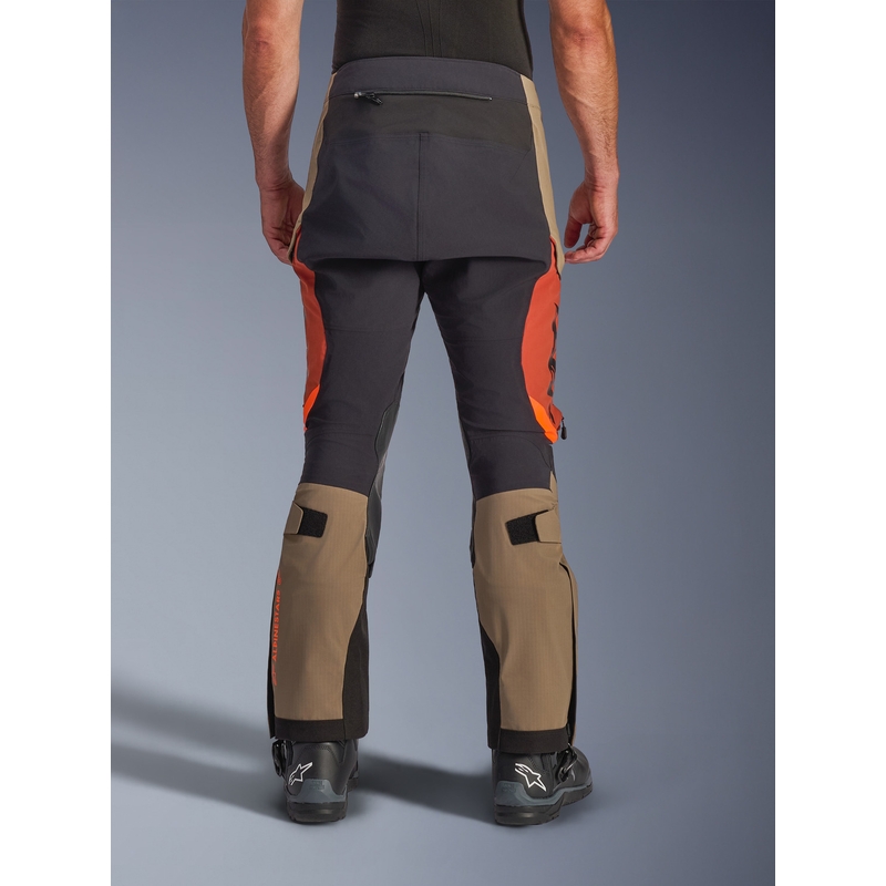 Παντελόνι μοτοσικλέτας Alpinestars Halo PRO Drystar XF ανοιχτό καφέ-σκούρο πορτοκαλί-μαύρο