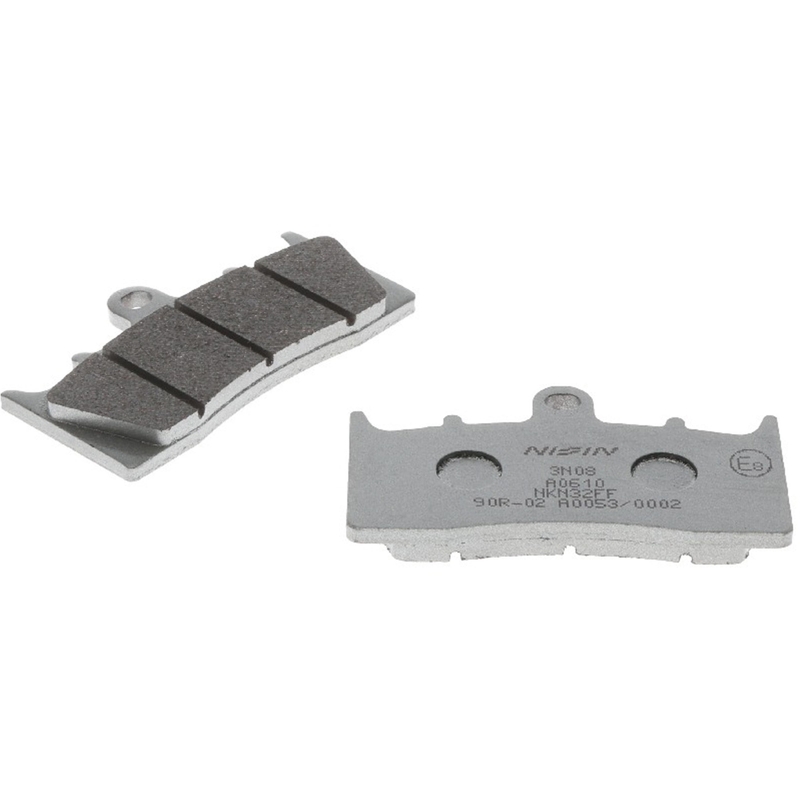 Τακάκια φρένων NISSIN ημιμεταλλικό μείγμα 81x46x8 mm 2 τεμ.