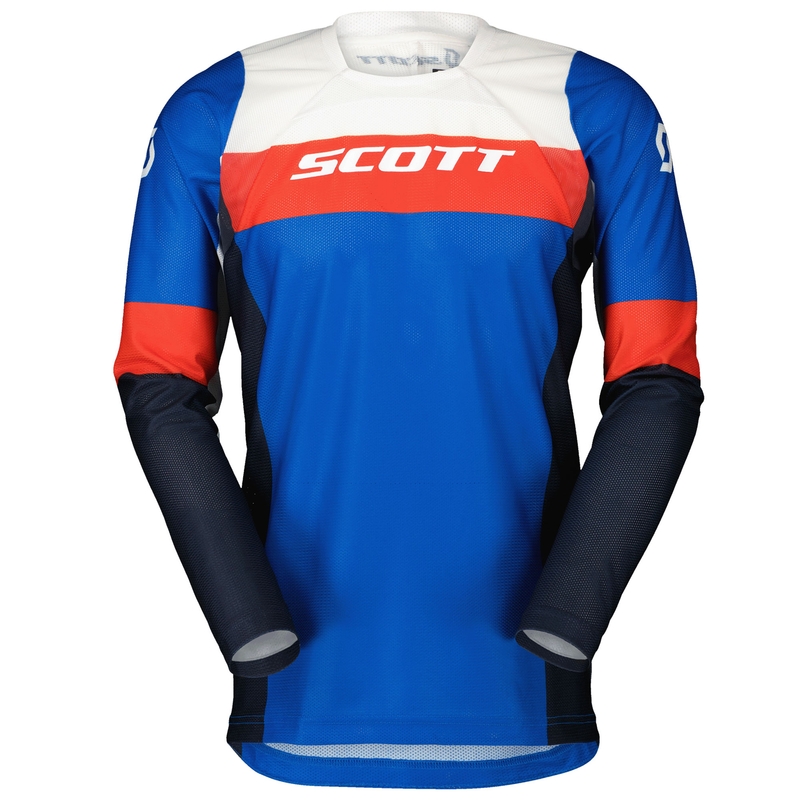 Φανέλα μοτοκρός SCOTT 450 ANGLED LIGHT μπλε-κόκκινο