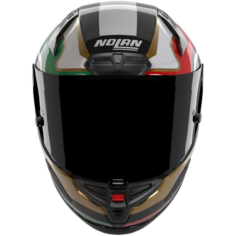 Κράνος μοτοσικλέτας full face Nolan X-804 RS Ultra Carbon Piega γυαλιστερό μαύρο-χρυσό-κόκκινο-πράσινο