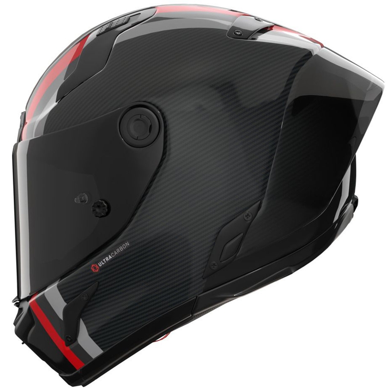 Κράνος μοτοσικλέτας full face Nolan X-804 RS Ultra Carbon Gemini 364 γυαλιστερό γκρι-μαύρο-κόκκινο-ανθρακί