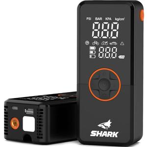 Συμπιεστής μπαταρίας με power bank SHARK BP-150 μαύρο