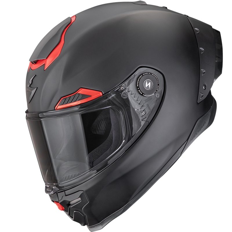 Κράνος μοτοσικλέτας Scorpion EXO-RACE Air Solid FIM2 full face ματ μαύρο-κόκκινο