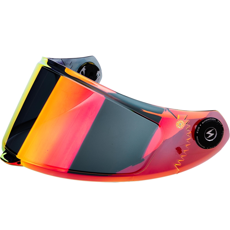 Ζελατίνα Scorpion KDS-F-04 για κράνη EXO-RACE Air, κόκκινο καθρέφτη