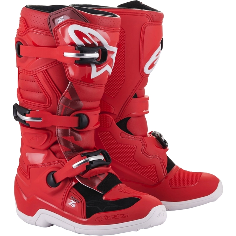 Παιδικές μπότες μοτοσικλέτας Alpinestars Tech 7 S, κόκκινες