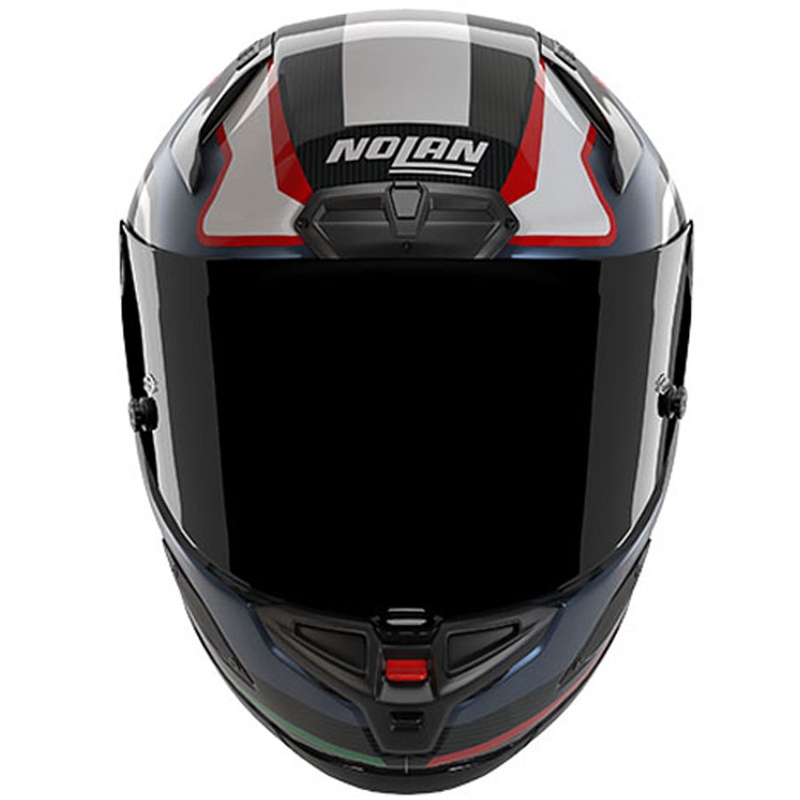 Κράνος μοτοσικλέτας full face Nolan X-804 RS Piega 366 γυαλιστερό μαύρο-μπλε-άσπρο-κόκκινο