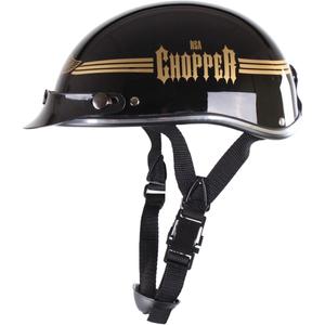 Κράνος μοτοσικλέτας Braincap RSA Skull μαύρο γυαλιστερό