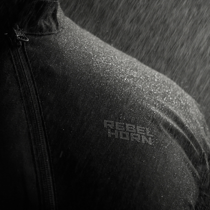 Μπουφάν μοτοσικλέτας Rebelhorn Hiker IV ανοιχτό γκρι-μπλε-κόκκινο