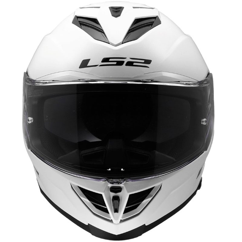Κράνος μοτοσικλέτας full face LS2 FF818 Storm III, γυαλιστερό λευκό