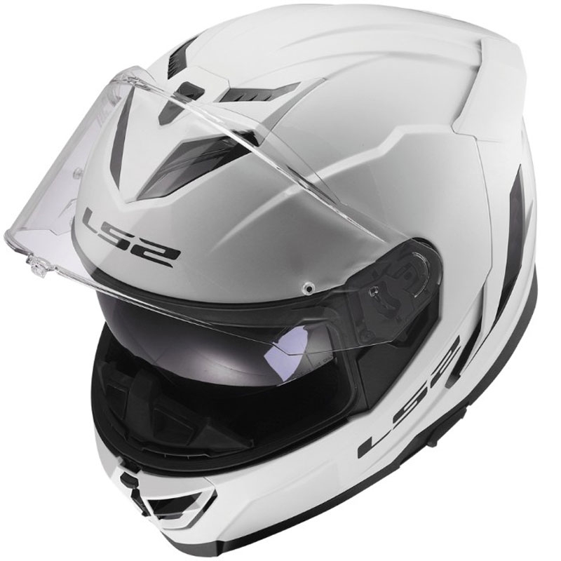 Κράνος μοτοσικλέτας full face LS2 FF818 Storm III, γυαλιστερό λευκό