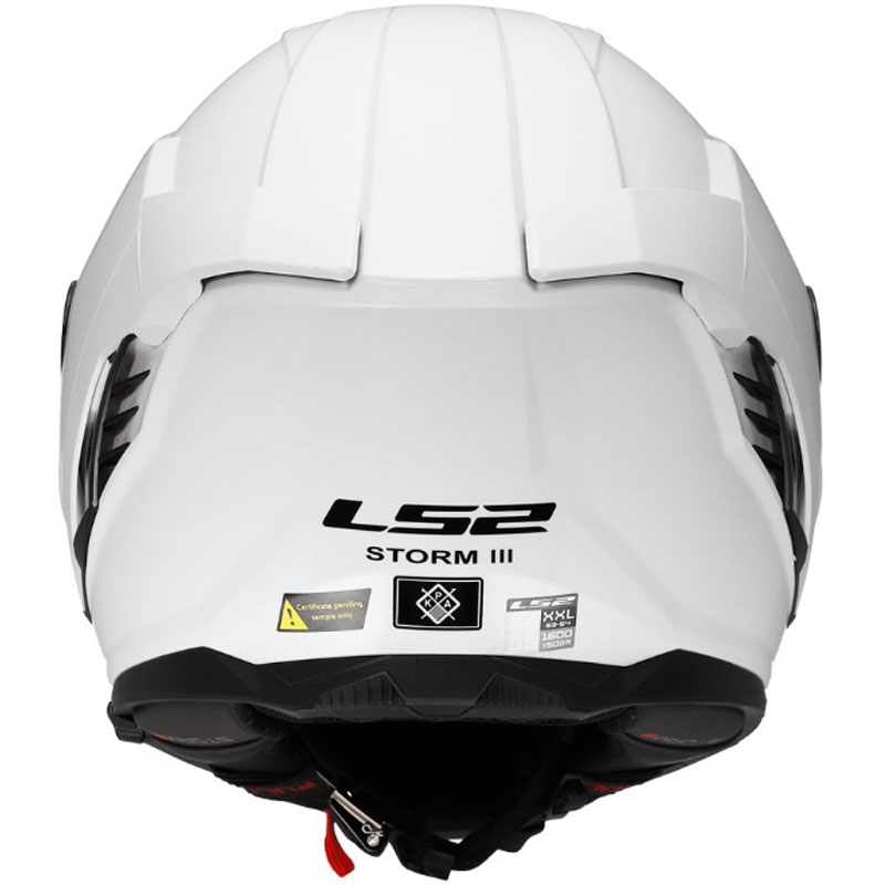 Κράνος μοτοσικλέτας full face LS2 FF818 Storm III, γυαλιστερό λευκό
