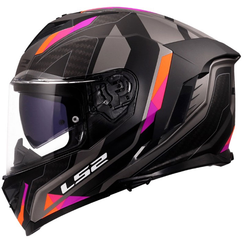 Κράνος μοτοσικλέτας full-face LS2 FF818 Storm III Sports ματ γκρι-μωβ
