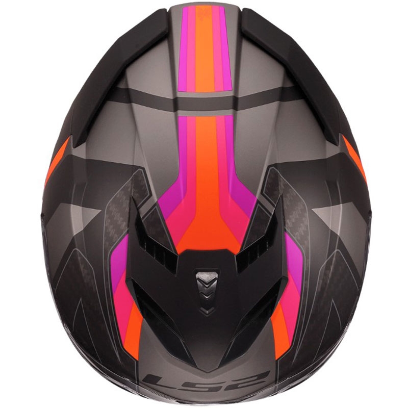 Κράνος μοτοσικλέτας full-face LS2 FF818 Storm III Sports ματ γκρι-μωβ