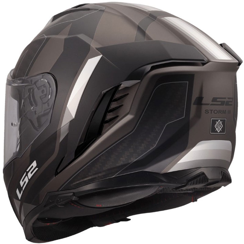 Κράνος μοτοσικλέτας full-face LS2 FF818 Storm III Sports ματ μαύρο-γκρι