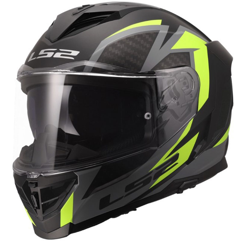 Κράνος μοτοσικλέτας full face LS2 FF818 Storm III Dynamo μαύρο-κίτρινο