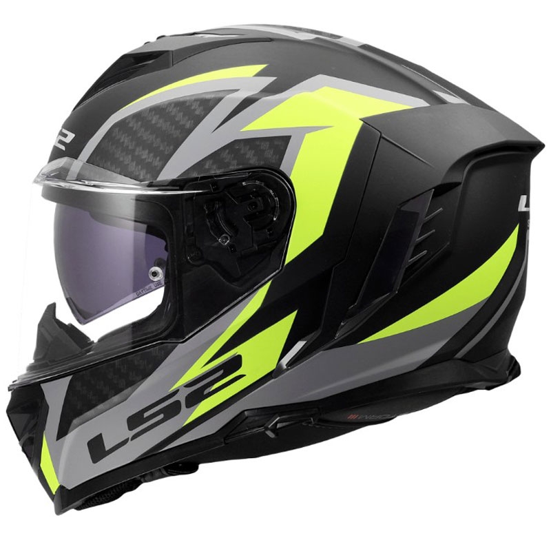 Κράνος μοτοσικλέτας full face LS2 FF818 Storm III Dynamo μαύρο-κίτρινο