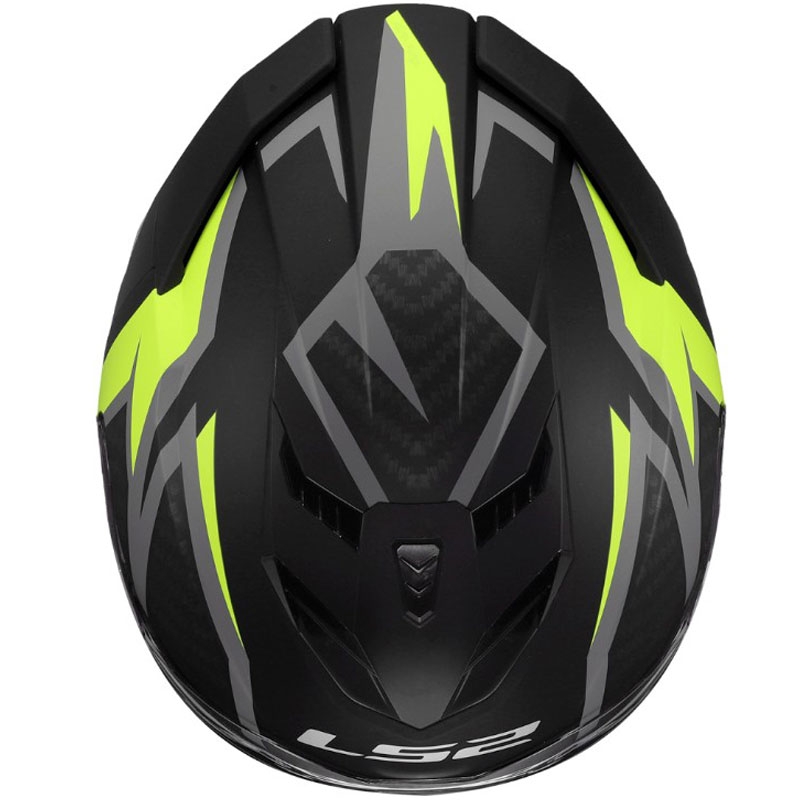 Κράνος μοτοσικλέτας full face LS2 FF818 Storm III Dynamo μαύρο-κίτρινο