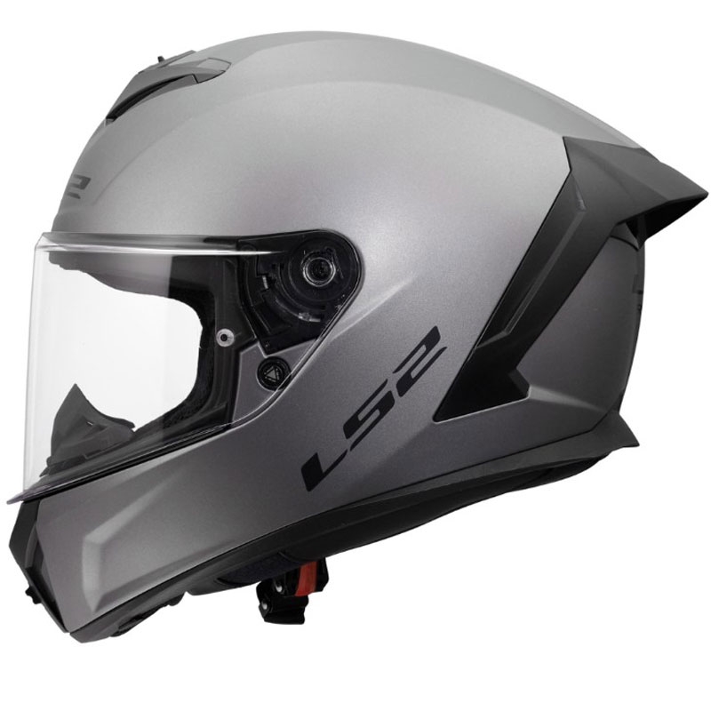 Κράνος μοτοσικλέτας LS2 FF820 Rapid III full-face από ματ τιτάνιο.