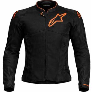 Μπουφάν μοτοσικλέτας Alpinestars Viper Air V4 μαύρο-φλούο κόκκινο