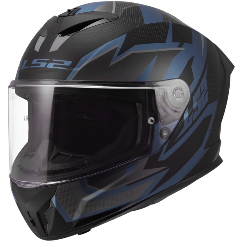Κράνος μοτοσικλέτας LS2 FF820 Rapid III Xtrem full-face, ματ μαύρο-μπλε-βενζίνη