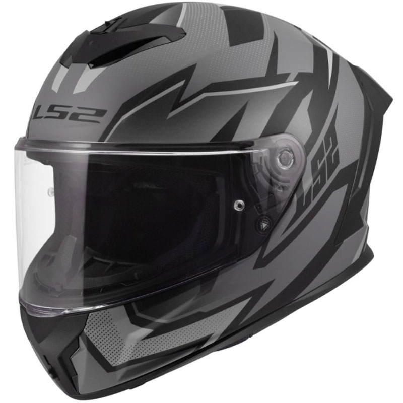 Κράνος μοτοσικλέτας full face LS2 FF820 Rapid III Xtrem ματ μαύρο-γκρι