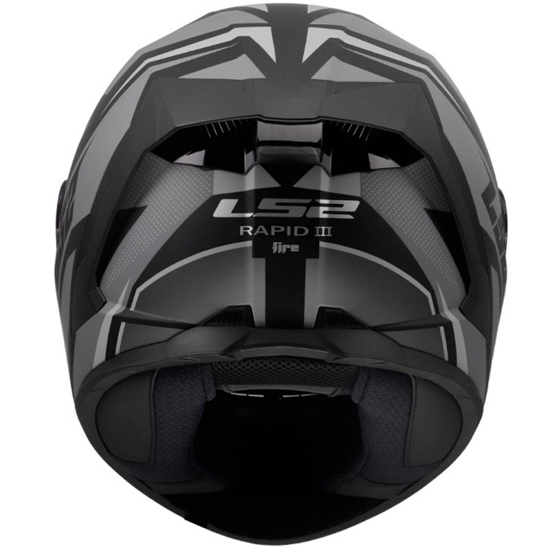Κράνος μοτοσικλέτας full face LS2 FF820 Rapid III Xtrem ματ μαύρο-γκρι