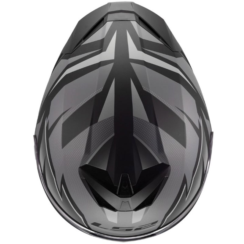 Κράνος μοτοσικλέτας full face LS2 FF820 Rapid III Xtrem ματ μαύρο-γκρι