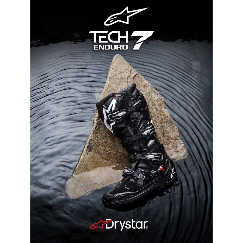 Μπότες Μοτοσικλέτας Alpinestars Tech 7 Enduro Drystar Μαύρες