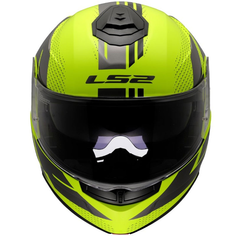 Κράνος LS2 FF908 Strobe II Code γυαλιστερό φθορίζον κίτρινο-μαύρο