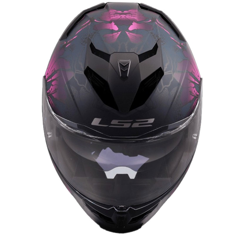 Κράνος Μοτοσικλέτας LS2 FF818 Storm III Burst Full Face Μαύρο-Ροζ