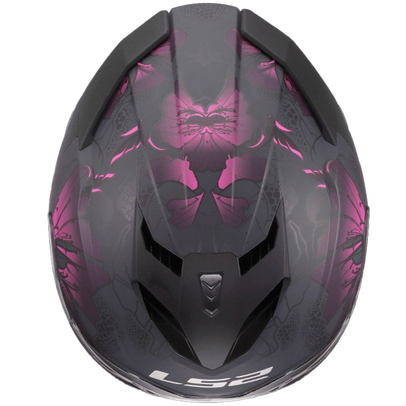 Κράνος Μοτοσικλέτας LS2 FF818 Storm III Burst Full Face Μαύρο-Ροζ