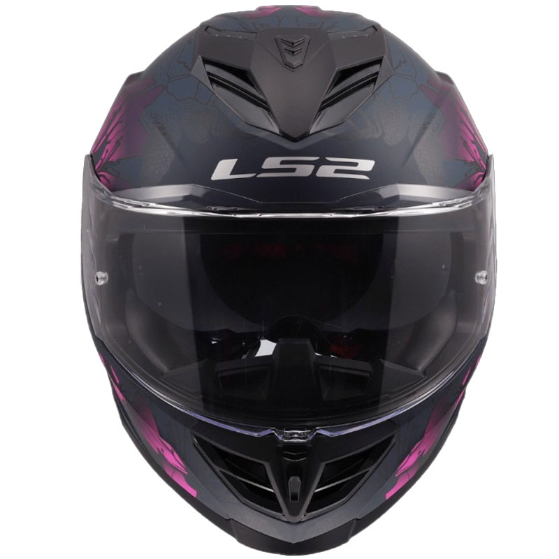Κράνος Μοτοσικλέτας LS2 FF818 Storm III Burst Full Face Μαύρο-Ροζ