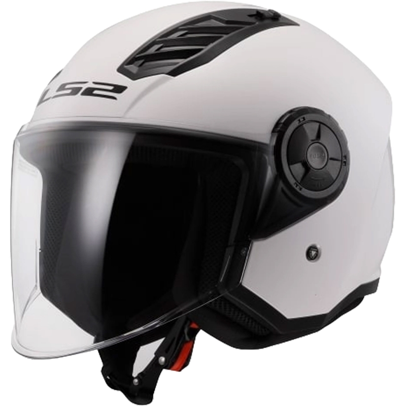 LS2 OF616 Airflow II Solid Gloss White Open κράνος μοτοσικλέτας