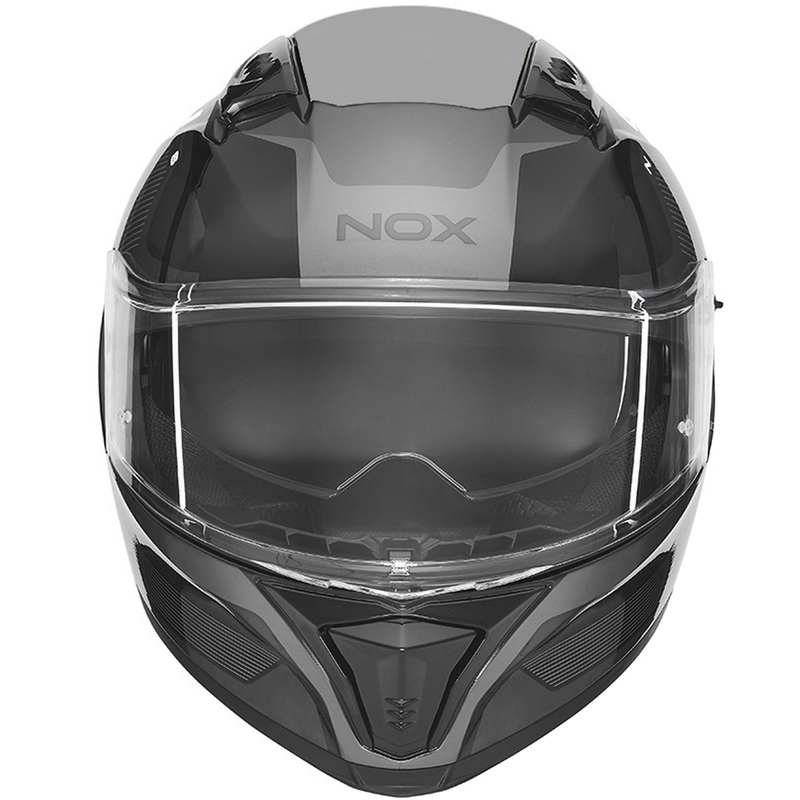 Κράνος μοτοσικλέτας full face NOX N402 Mentor μαύρο-άσπρο