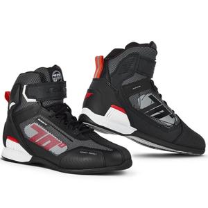 Μπότες μοτοσικλέτας SEVENTY DEGREES SD-BR2 Veloce μαύρο-κόκκινο