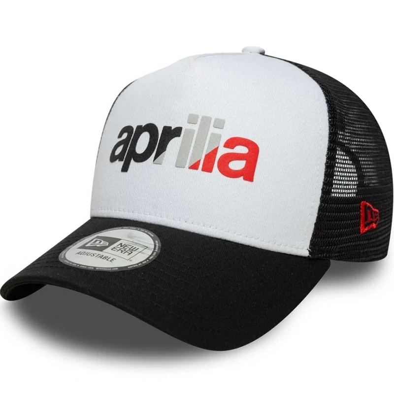 Καπέλο Aprilia 9forty Be A Racer με λογότυπο μαύρο-άσπρο