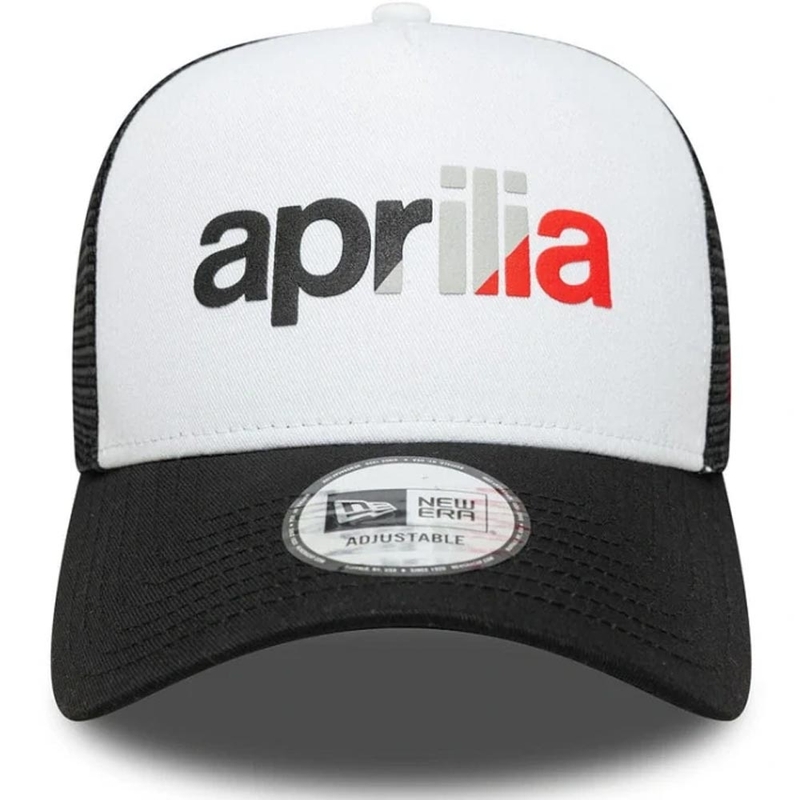 Καπέλο Aprilia 9forty Be A Racer με λογότυπο μαύρο-άσπρο