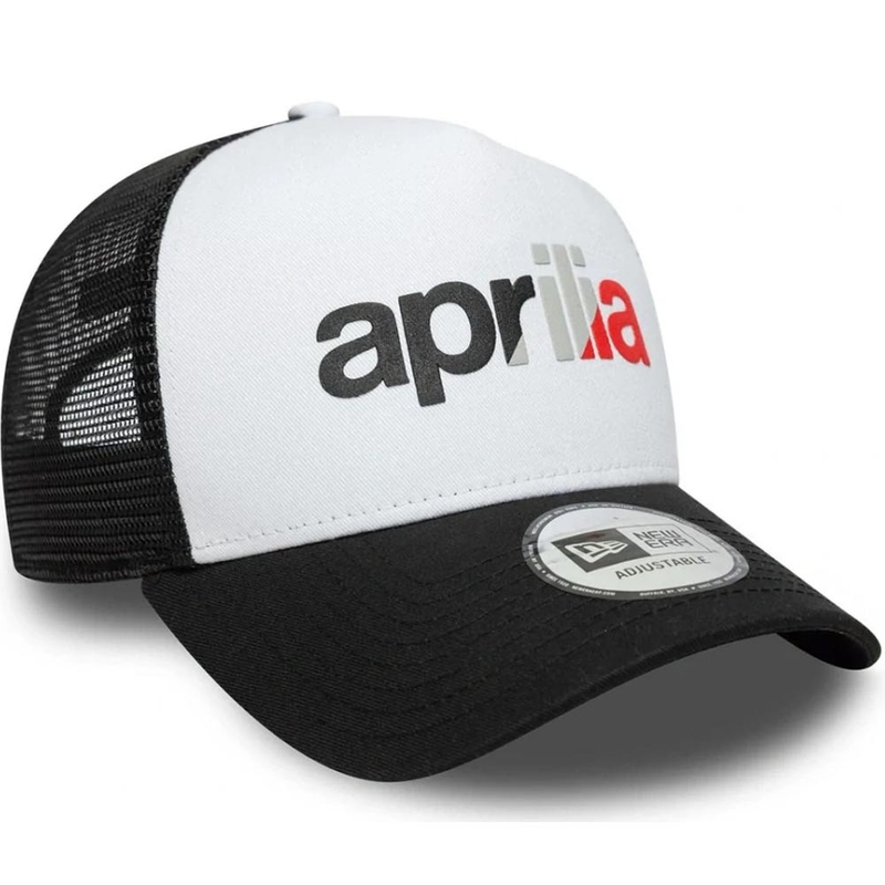 Καπέλο Aprilia 9forty Be A Racer με λογότυπο μαύρο-άσπρο