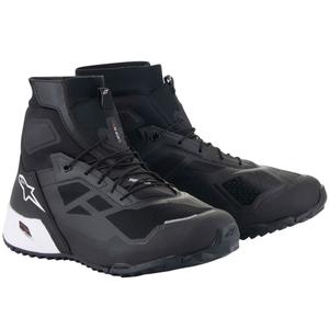 Alpinestars CR-1 μαύρες και λευκές μπότες μοτοσικλέτας