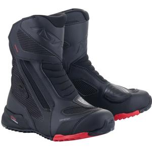 Alpinestars RT-7 DRYSTAR μαύρες και κόκκινες μπότες μοτοσικλέτας