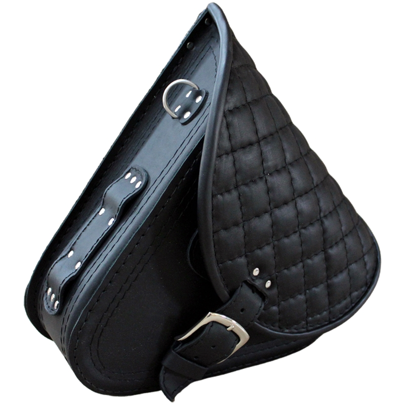 Δερμάτινη τσάντα μοτοσικλέτας RSA S592 HD Softtail μαύρη