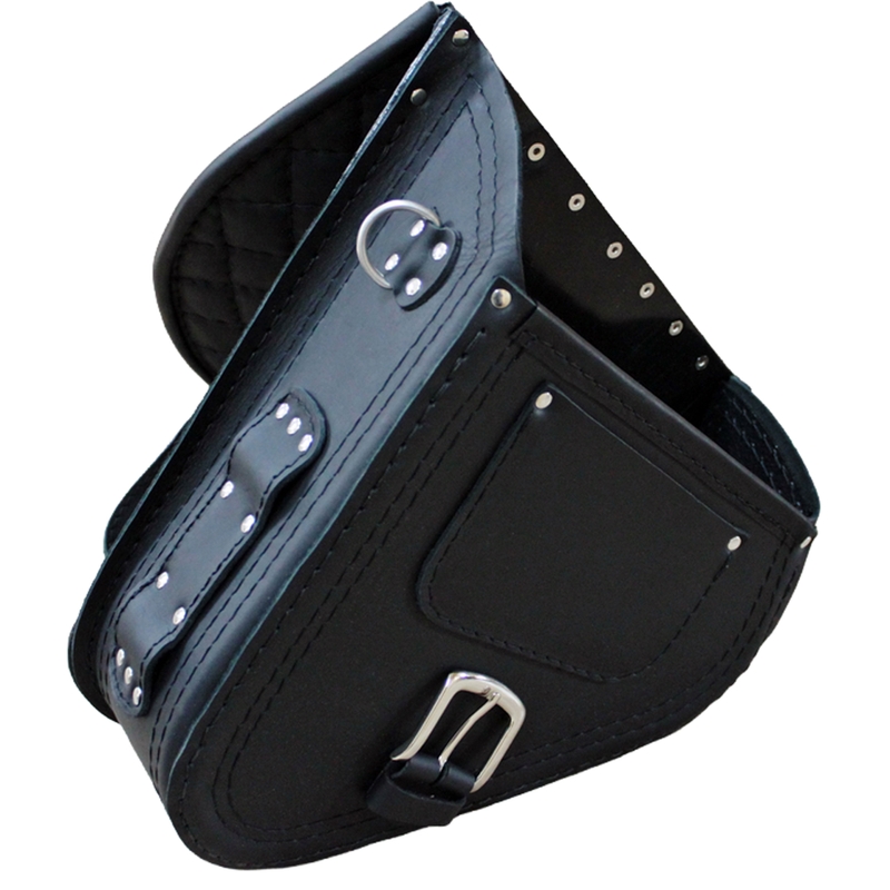 Δερμάτινη τσάντα μοτοσικλέτας RSA S592 HD Softtail μαύρη