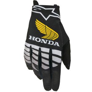 Γάντια motocross Alpinestars Radar Honda μαύρο-γκρι-κίτρινο
